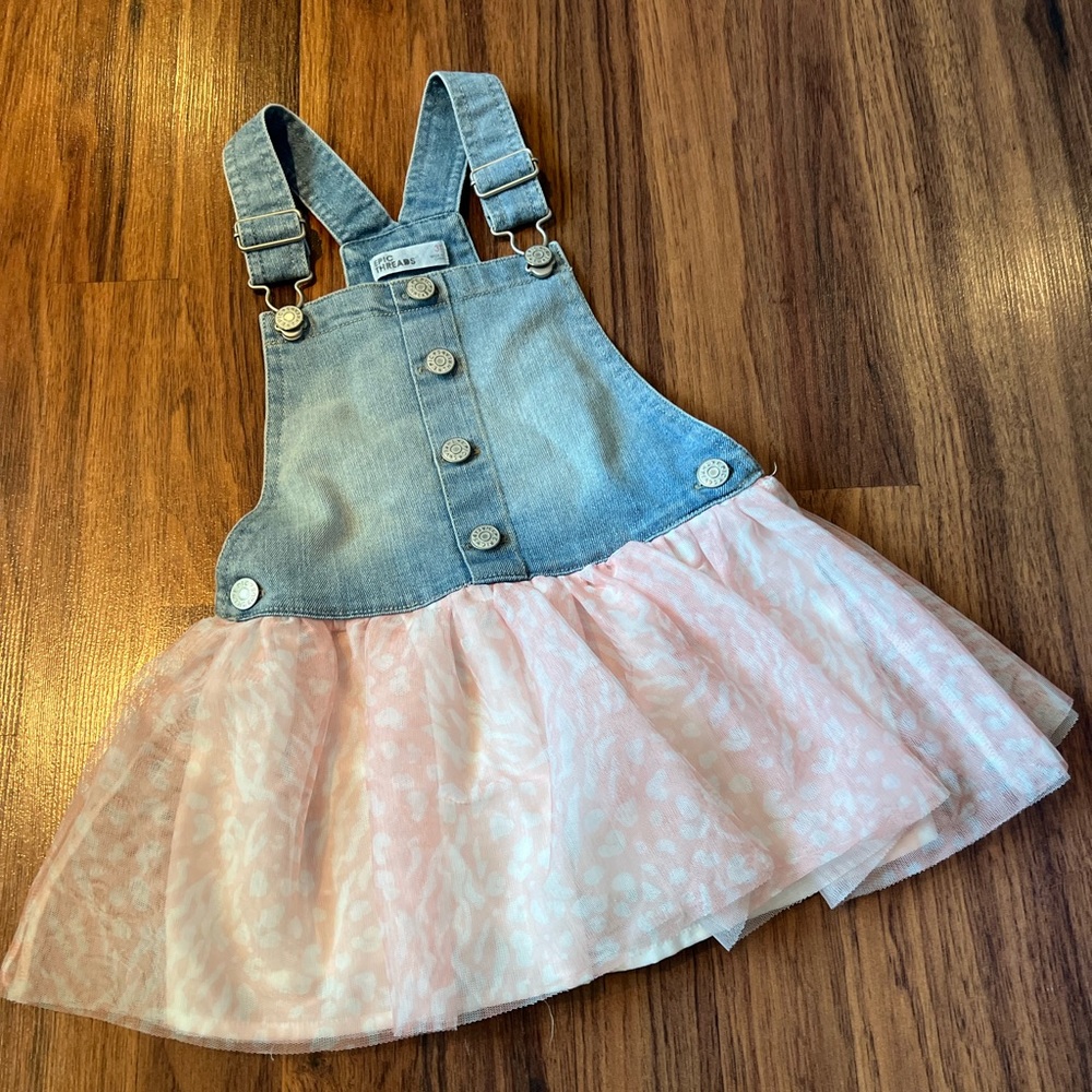 Epic Threads Skirt Overalls, 3T